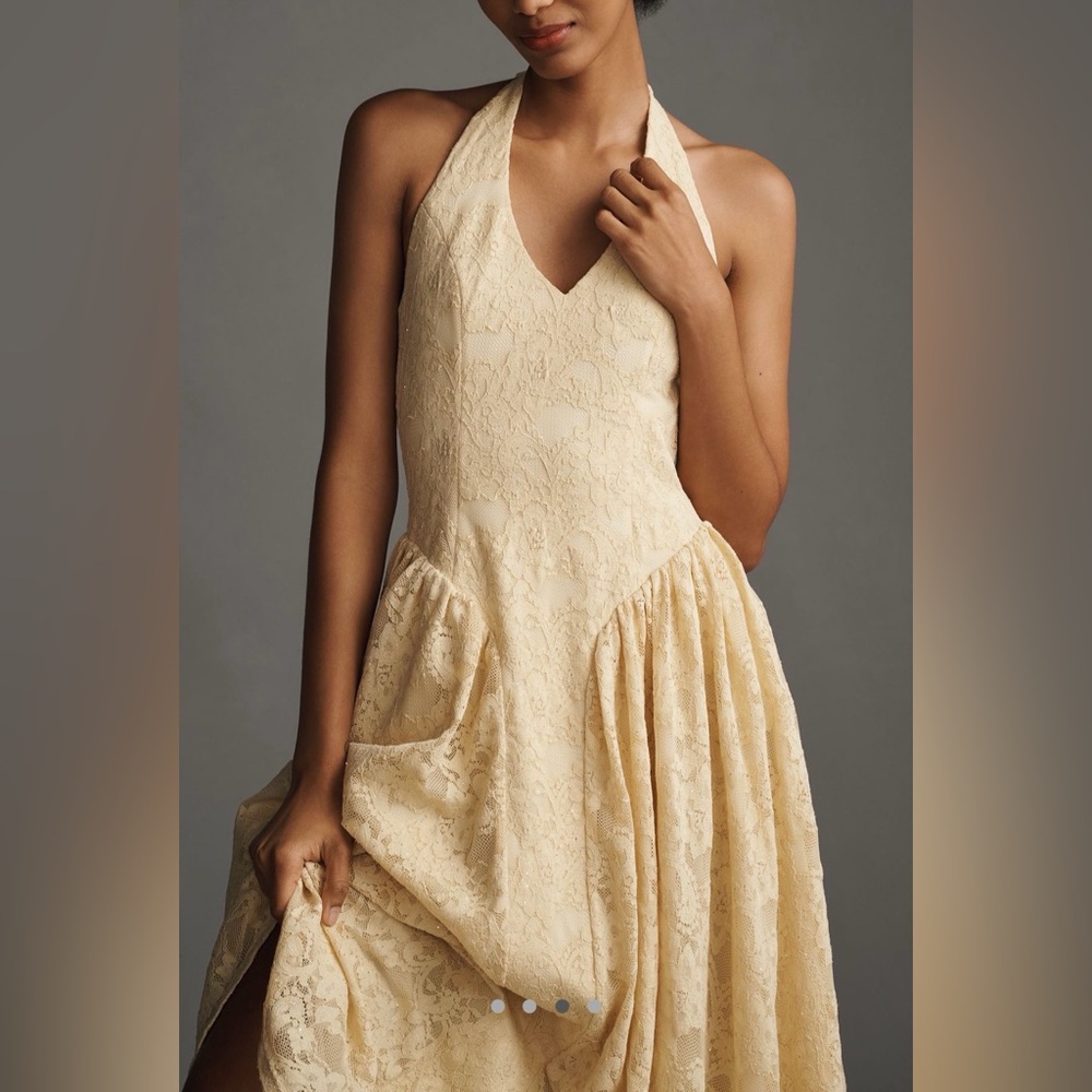 EXTRO & VERT Mila Halter Midi Dress - Picture 10 of 16